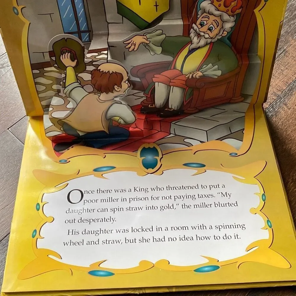 Rumpelstilskin pop up book 2004 kid classic fairytale hard cover‎